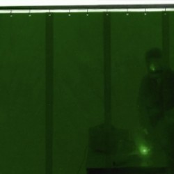 Полосовые сварочные шторы ПВХ ЭКО-ЦЕХ зеленый матовый 1800*300*0,4мм